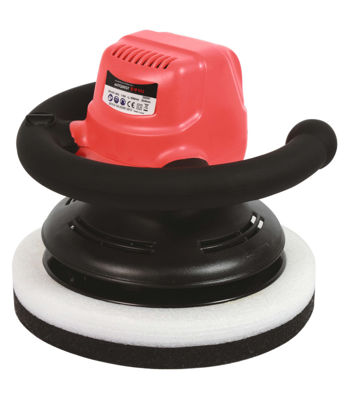 POLISHEUSE ORBITALE ELECTRIQUE 230V  + 2 BONNETS