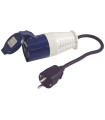 ADAPTATEUR POUR PRISE CARAVANE 16A FICHE FEMELLE