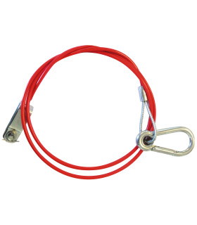 CABLE DE RUPTURE AVEC MOUSQUETON ET ATTACHE