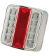 LANTERNE 4 FONCTIONS, BLANC/ROUGE, FEU LED