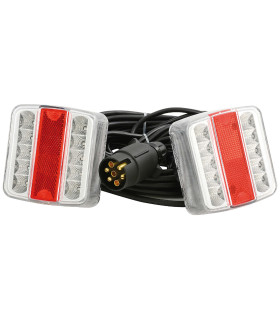 2 LANTERNES FEU LED MAGNETIQUES LG 2.5M CABLE 7.5M