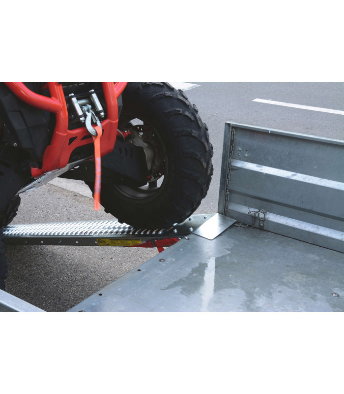 2 RAMPES DE CHARGEMENT LG 1,5M + PLATINES FIXATION