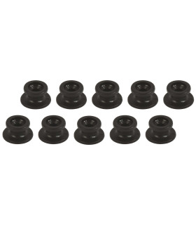 LOT 10 CROCHETS DE BACHE PLASTIQUES