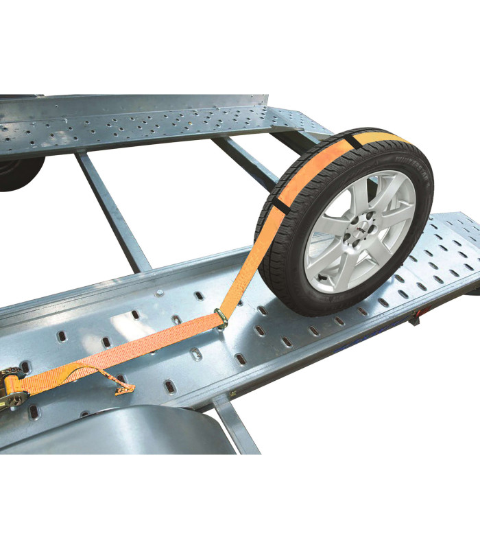 SANGLE A CLIQUET SUR ROUE PLATEAU PORTE AUTO