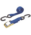 LOT DE 2 SANGLES BOUCLE ZAMAK MOTO 25MMX2M 500KG