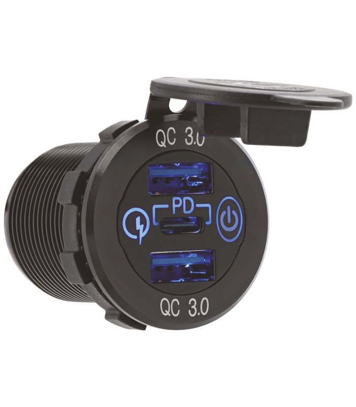 PRISE  USB /  USB C  12/24V  20A
