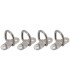 LOT DE 4 CROCHETS ARRIMAGE MOBILES RENFORCES