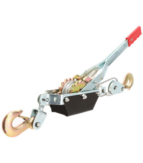 TREUIL MANUEL TIRE FORT, 1T,  1,8 M DE CABLE ACIER