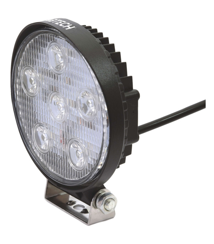 FEU DE TRAVAIL ROND 6LEDS 18W 1200LUMENS