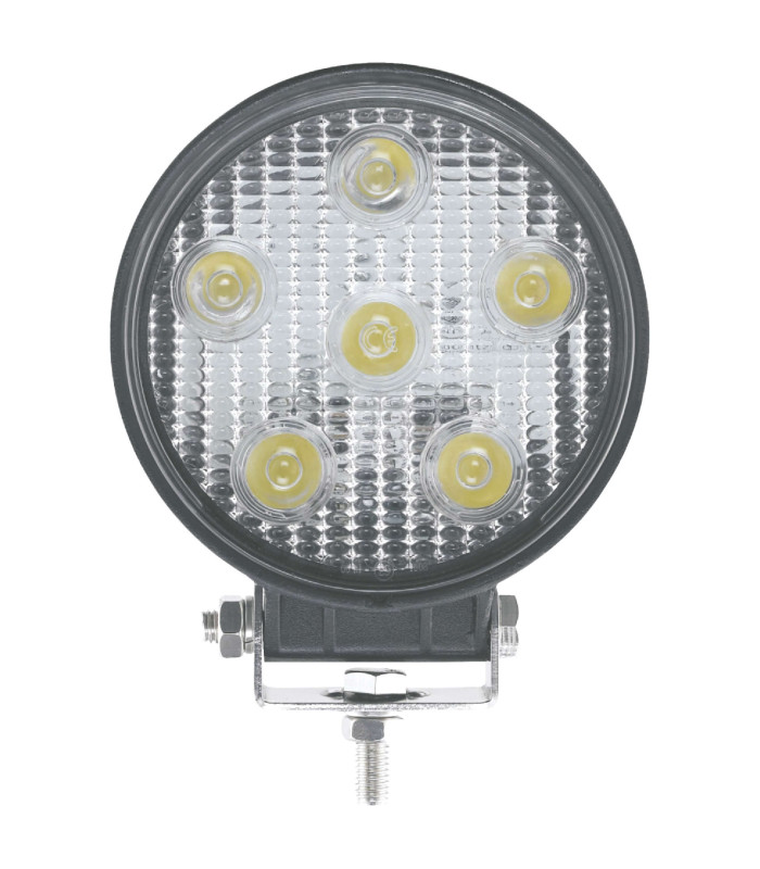 FEU DE TRAVAIL ROND 6LEDS 18W 1200LUMENS