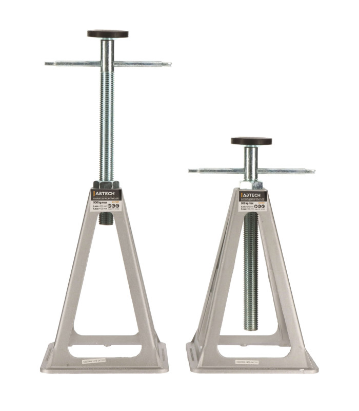 JEU DE 4 CHANDELLES CARAVANE ALUMINIUM AVEC PATIN