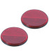 JEU 2 CATADIOPTRES ROUGES ADHESIFS RONDS