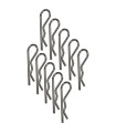 LOT 10 GOUPILLES BETA DIAM 2,5 MM X 40 MM