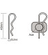 LOT 10 GOUPILLES BETA DIAM 2,5 MM X 40 MM