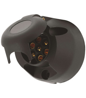 PRISE PLASTIQUE FEMELLE A FIXER 12V 7 PLOTS