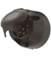 PRISE PLASTIQUE FEMELLE A FIXER 12V 7 PLOTS