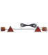 RAMPE AGRI TELESCOPIQUE LG 1,20 A 1,60M, CABLE 7M