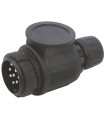 PRISE PLASTIQUE MALE 12V, 13 PLOTS