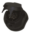 PRISE PLASTIQUE FEMELLE A FIXER 12V, 13 PLOTS