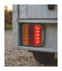LANTERNE 4 FONCTIONS, ORANGE/ROUGE, FEU LED