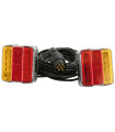 2 LANTERNES FEU LED A FIXER,  LG 2.5M CABLE 7.5M