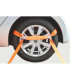 SANGLE A CLIQUET SUR ROUE PLATEAU PORTE AUTO 3 PCS