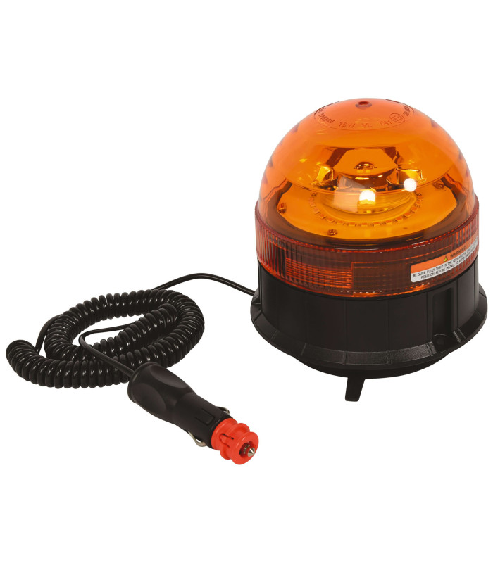 GYROPHARE LED 12/24V AIMANTE PRISE ALLUME CIGARE