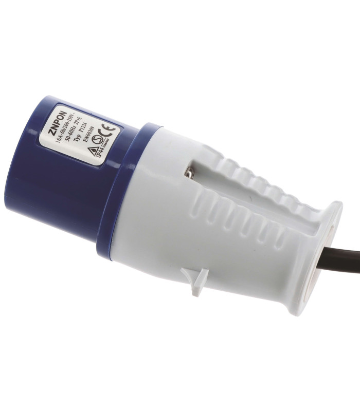 ADAPTATEUR POUR PRISE CARAVANE 16A FICHE MALE