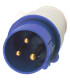 ADAPTATEUR POUR PRISE CARAVANE 16A FICHE MALE