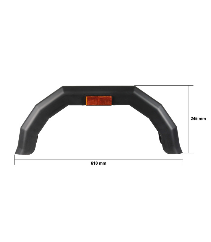 GARDE BOUE PLASTIQUE 10 POUCES 610X245MM