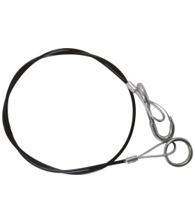 CABLE DE RUPTURE AVEC MOUSQUETON ET ANNEAU