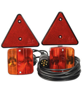 2 LANTERNES MAGNETIQUES + TRIANGLES CABLE 7.5M