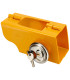 ANTIVOL REMORQUE UNIVERSEL ORANGE AVEC CADENAS