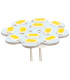 JEU DE 2 AMPOULES G4 SMD DIAM 30MM SORTIE ARRIERE