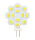 JEU DE 2 AMPOULES G4 SMD DIAM 30MM SORTIE LATERALE