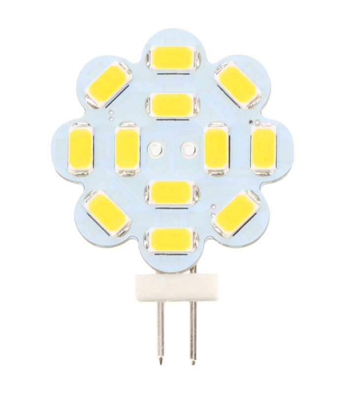 JEU DE 2 AMPOULES G4 SMD DIAM 30MM SORTIE LATERALE