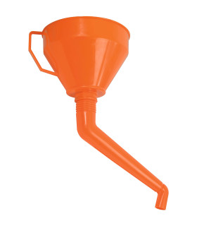 ENTONNOIR PLASTIQUE, BEC COUDE AVEC FILTRE