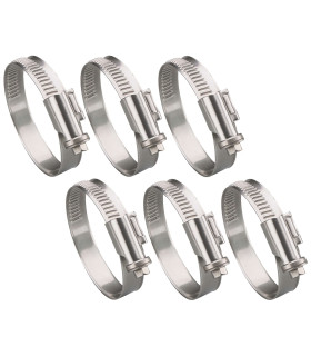 LOT 6 COLLIERS METALLIQUES 12MM, DE 60 A 120MM