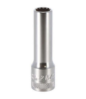 DOUILLE LONGUE MULTI - EMPREINTES, CARRE 1/2, 12MM