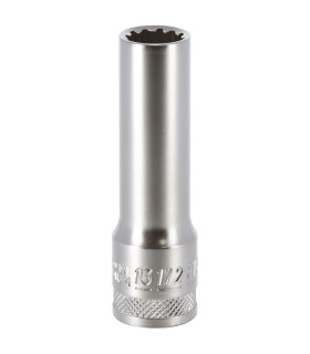 DOUILLE LONGUE MULTI - EMPREINTES, CARRE 1/2, 13MM