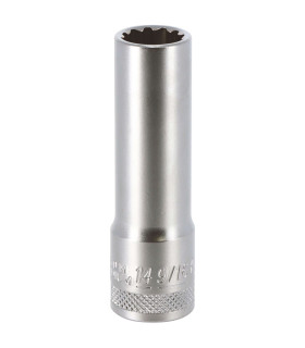DOUILLE LONGUE MULTI - EMPREINTES, CARRE 1/2, 14MM