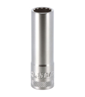 DOUILLE LONGUE MULTI - EMPREINTES, CARRE 1/2, 15MM