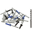 24 RIVETS POUR PLAQUE IMMATRICULATION + MECHE