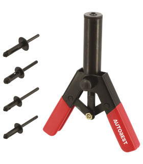 COFFRET PINCE A RIVETER + 40 RIVETS PLASTIQUES