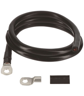 CABLE DE MASSE 1M X 25MM² + 2 COSSES 8MM