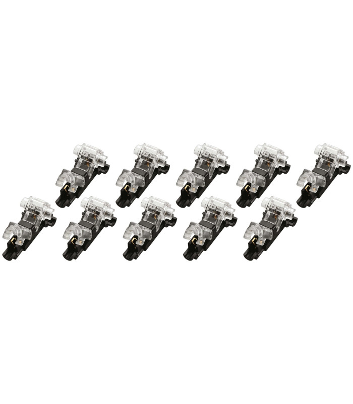 LOT DE 10 CONNECTEURS EN T POUR CABLES ELECTRIQUES