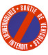 DISQUE STATIONNEMENT INTERDIT / SORTIE DE VEHICULE