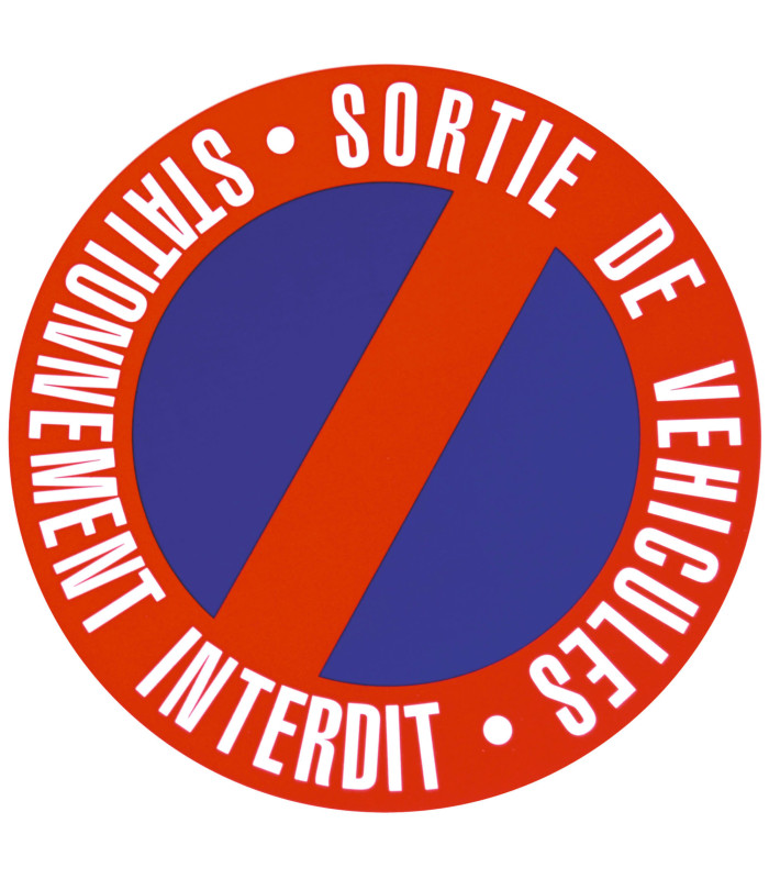 DISQUE STATIONNEMENT INTERDIT / SORTIE DE VEHICULE