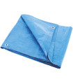 BACHE PLASTIQUE 2X3M, 68G/M2, COULEUR  BLEU